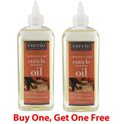 Cuccio OIL-A-THON BOGO! Revitalizing Cuticle Oil  - Vanilla Bean & Sugar 8 Fl. Oz.