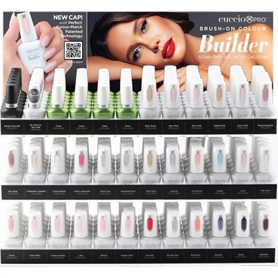 Cuccio Brush-On Builder Gel & Colour Display Promotion