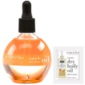 Cuccio Citrus & Mandarin and Free Milk & Honey Dry Body Oil Packet