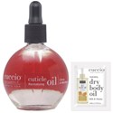 Cuccio Citrus & Wild Berry and Free Milk & Honey Dry Body Oil Packet