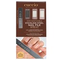 Cuccio Stainless Steel Nail File Intro Kit 2 pc.