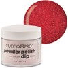Cuccio Ruby Red Glitter 1.6 Fl. Oz.