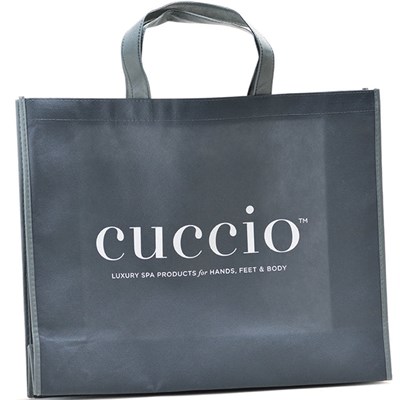 Cuccio Cuccio Brand Shopping Bags - Grey With Handles Large