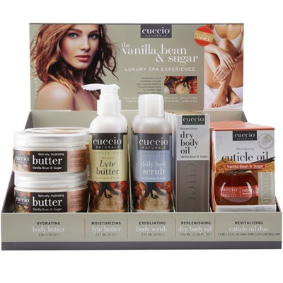 Cuccio Vanilla Bean & Sugar Experience Display 40 pc.