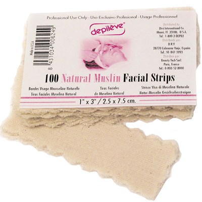Depileve Natural Facial Strips - 1" x 3"