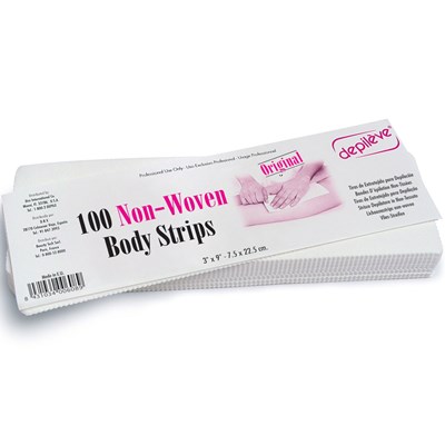 Depileve Non Woven Body Strips - 3" x 9"