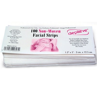 Depileve Non Woven Facial Strips - 1.2" x 5"