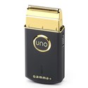 Gamma+ Uno Travel Sized Single USB Rechargeable Mens Foil Shaver with Cap - Black