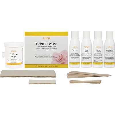 GiGi Creme Wax Microwave Kit 15 pc.