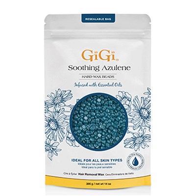 GiGi Soothing Azulene Hard Wax Beads 14 Fl. Oz.