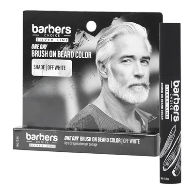 Godefroy Brush On Beard Color - Off White .03 Fl. Oz.