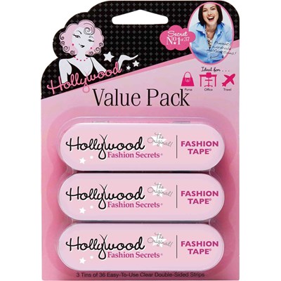 Hollywood Fashion Secrets Fashion Tape Tin- Checklane Upright 36 ct.