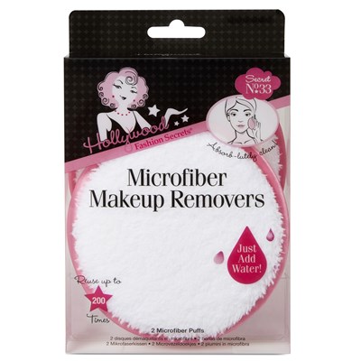 Hollywood Fashion Secrets Microfiber Makeup Removers 2 pk.