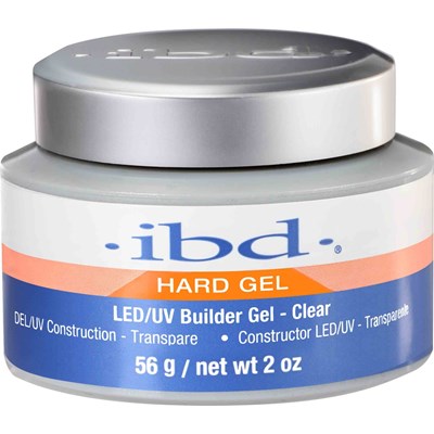 I.B.D. LED/UV Gel Builder Clear 2 Fl. Oz.