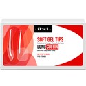 I.B.D. Clear Soft Gel Tips - Long Coffin