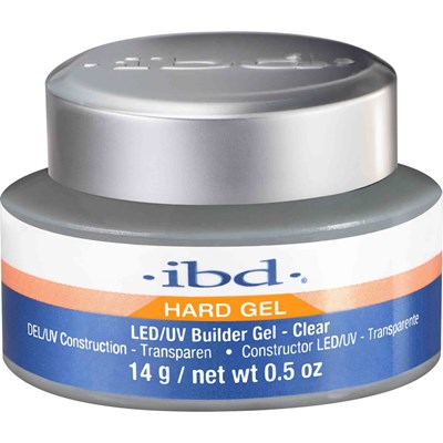 I.B.D. LED/UV Gel Builder Clear 0.5 Fl. Oz.