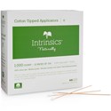 Intrinsics Naturally Cotton-Tipped Applicators 6 Inch Wood Handle Case/10 Boxes 1,000 ct.