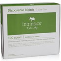 Intrinsics Naturally Disposable Bikinis Universal Size Case/10 Boxes 100 ct.
