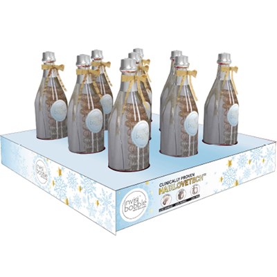 Invisibobble Champagne Bottle PDQ 9 pc.