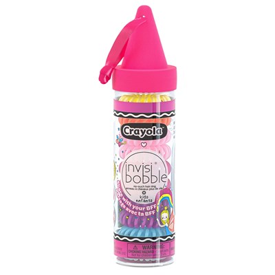 Invisibobble KIDS MultiPack Crayola Hanging Pack 10 pc.