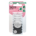 Invisibobble MultiPack - Crystal Clear/True Black Hanging Pack 8 pc.