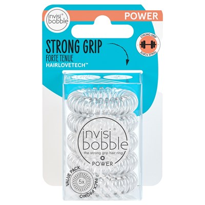 Invisibobble MultiPack Crystal Clear Hanging Pack 5 pc.