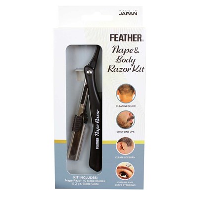 Jatai Feather Nape & Body Razor Kit 12 pc.