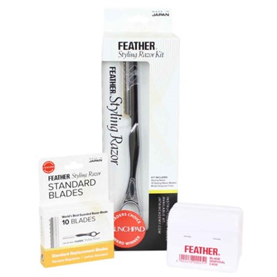 Jatai Feather Styling Razor Kit - Silver