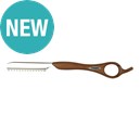 Jatai Feather Styling Razor - Wood Look
