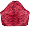 King Midas Empire Camo Barber/Stylist - Red With Snap Closure