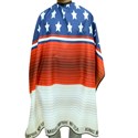 King Midas Empire American Flag Barber - AmeriKing 2 With Elastic Closure