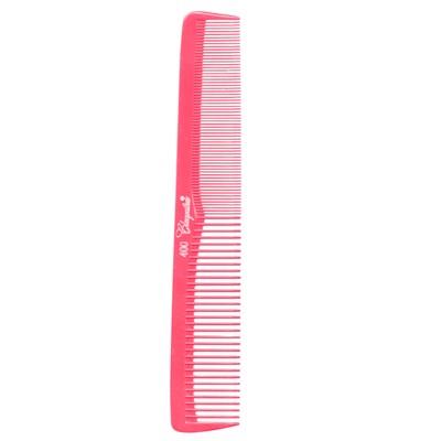 Krest Combs 400- Neon Pink Cleopatra All Purpose Styling  12 ct. 7 inch