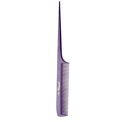 Krest Combs 441- Fresh Purple Cleopatra Fine Tooth Rattail  12 ct. 8.5 inch