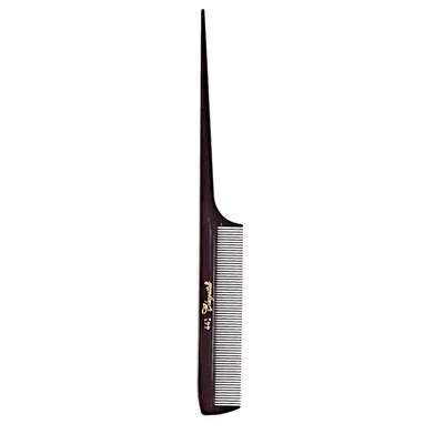 Krest Combs 441- Plum Cleopatra Fine Tooth Rattail  12 ct. 8.5 inch