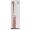 Krest Combs 608- Black Bone Coarse Teeth Rattail 10 inch