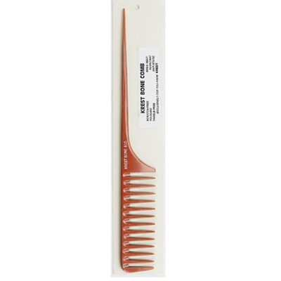 Krest Combs 610- Black Bone Large Space Teeth Rattail 11.5 inch