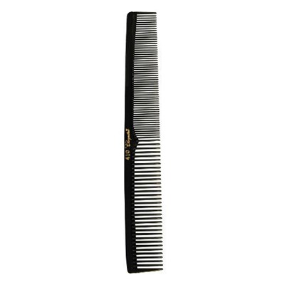 Krest Combs 410- Black Cleopatra Flat/Square Back Cutting  12 ct. 7 inch