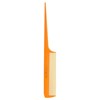 Krest Combs 441- Neon Orange Cleopatra Fine Tooth Rattail  12 ct. 8.5 inch