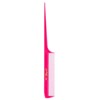Krest Combs 441- Neon Pink Cleopatra Fine Tooth Rattail  12 ct. 8.5 inch