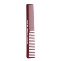 Krest Combs G17- Burgundy Goldilocks Space Tooth Fine Tooth Styler  12 ct. 7 inch