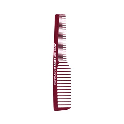 Krest Combs G6- Burgundy Goldilocks Space Tooth Finishing Volume  12 ct. 7 inch