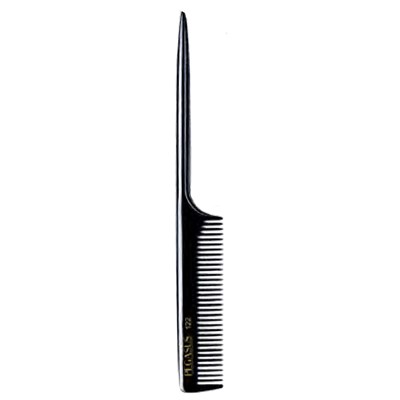 Krest Combs 122- Black Pegasus Hard Rubber Coarse Teeth Rattail 8.5 inch