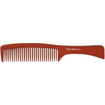 Krest Combs 613- Black Bone Handle Large Coarse Teeth 8.75 inch