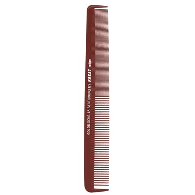 Krest Combs G16- Burgundy Goldilocks Sectioning Tooth Styler  12 ct. 8.5 inch