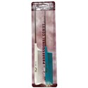 Krest Combs 4646XL - Aqua White Specialty Steel Pin Rattail 12 ct. 2 pk.