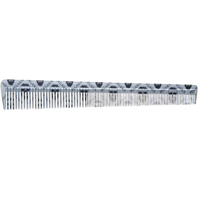 Krest Combs Barber Tapered Comb - Silver 6.5 inch
