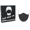 L3VEL3 Facial Mask - Black 3 pc.