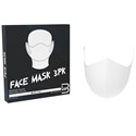 L3VEL3 Face Mask - White 3 pc.