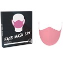 L3VEL3 Face Mask - Pink 3 pc.
