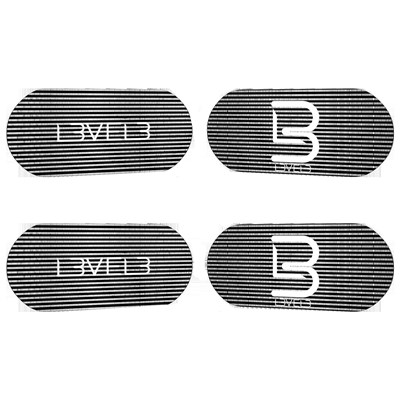 L3VEL3 Hair Holding Grips 4 pc.